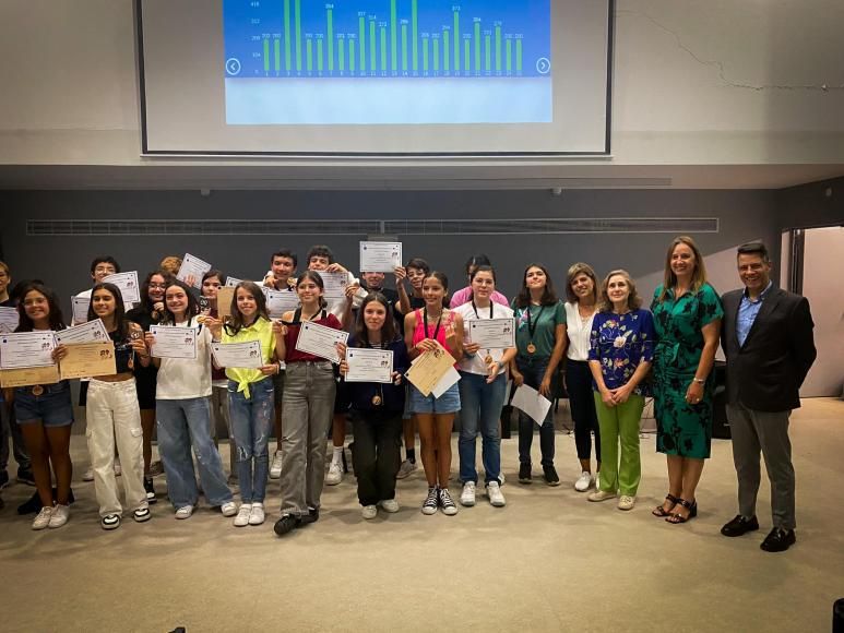 Entrega de pr&eacute;mios "Meia Maratona de Matem&aacute;tica"