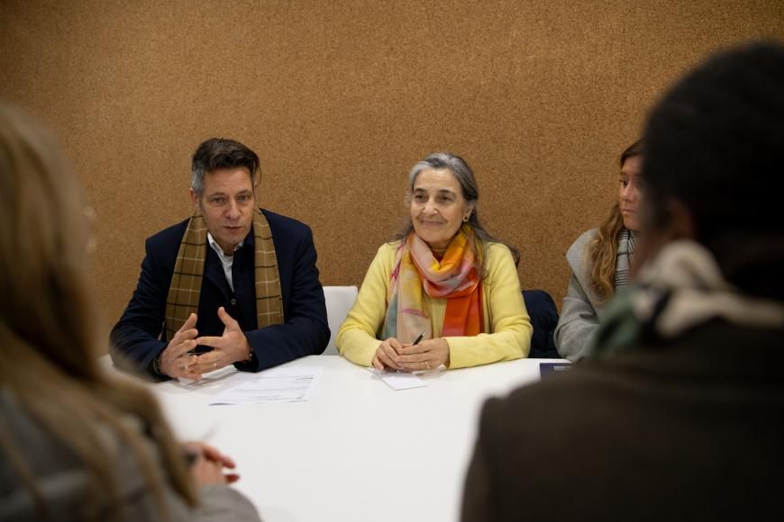 Proximidade da comunidade escolar - Reuni&atilde;o de avalia&ccedil;&atilde;o na Escola de S. L&aacute;zaro