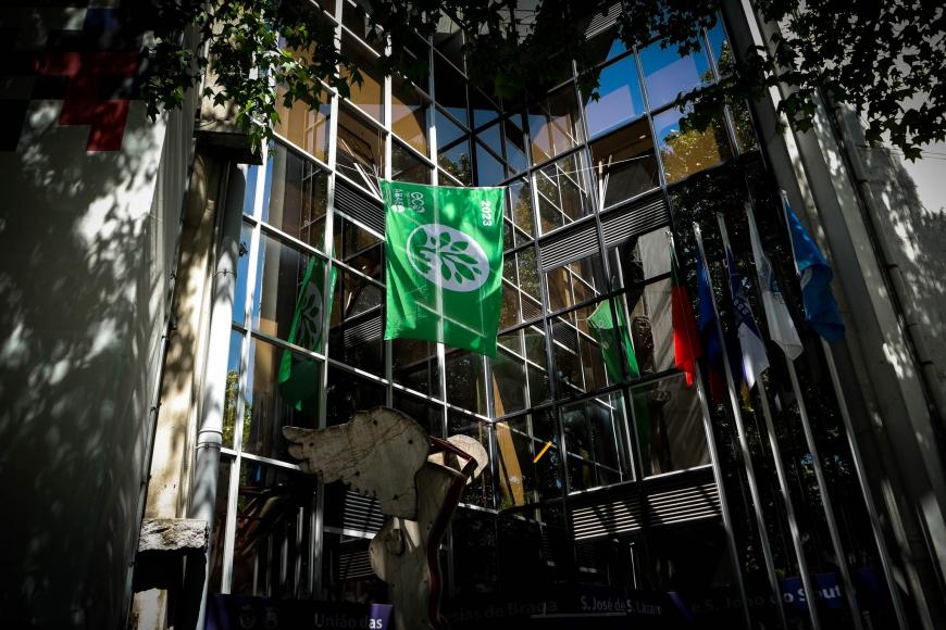 Cerim&oacute;nia do Hastear da Bandeira da Eco-Freguesias
